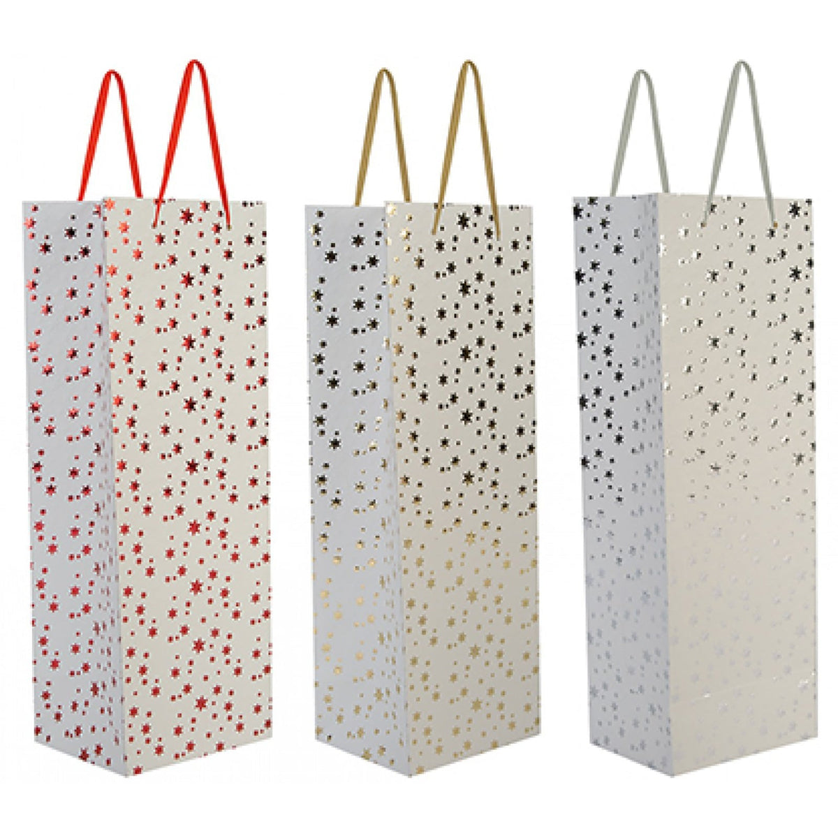 Foil Embossed Stars Christmas Gift Bag