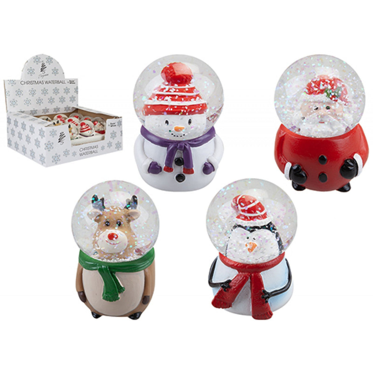 Christmas Water Globe 45mm (Assorted)