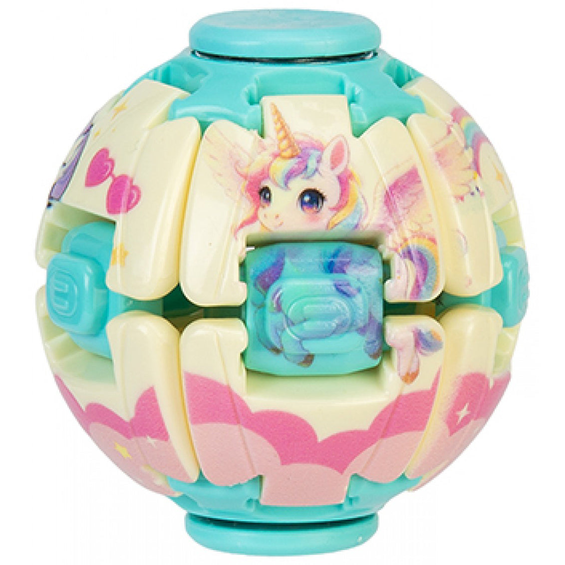 Unicorn Gyro Spinner Fidget Ball 6cm
