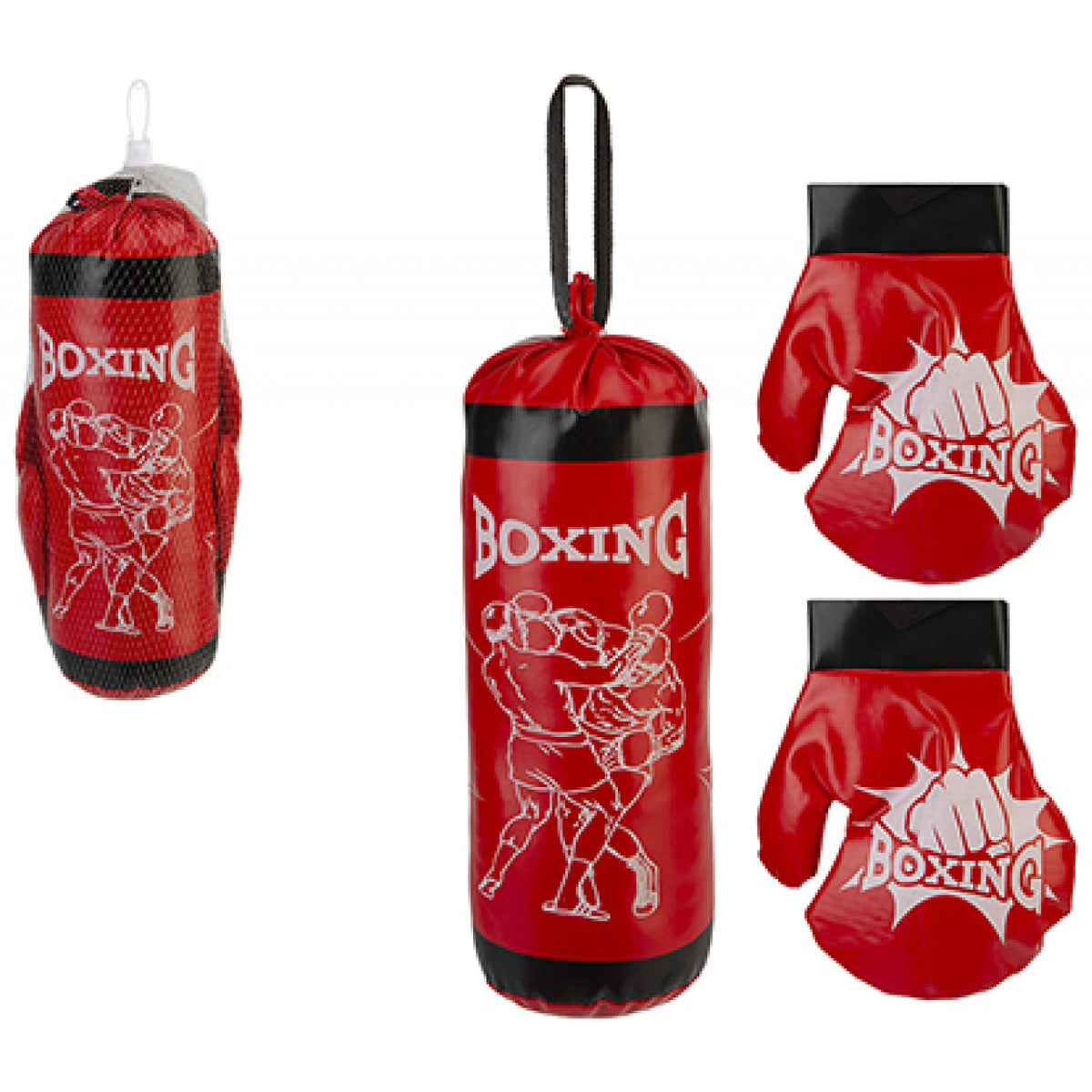 Kids Boxing Punch Bag and Gloves Set Small