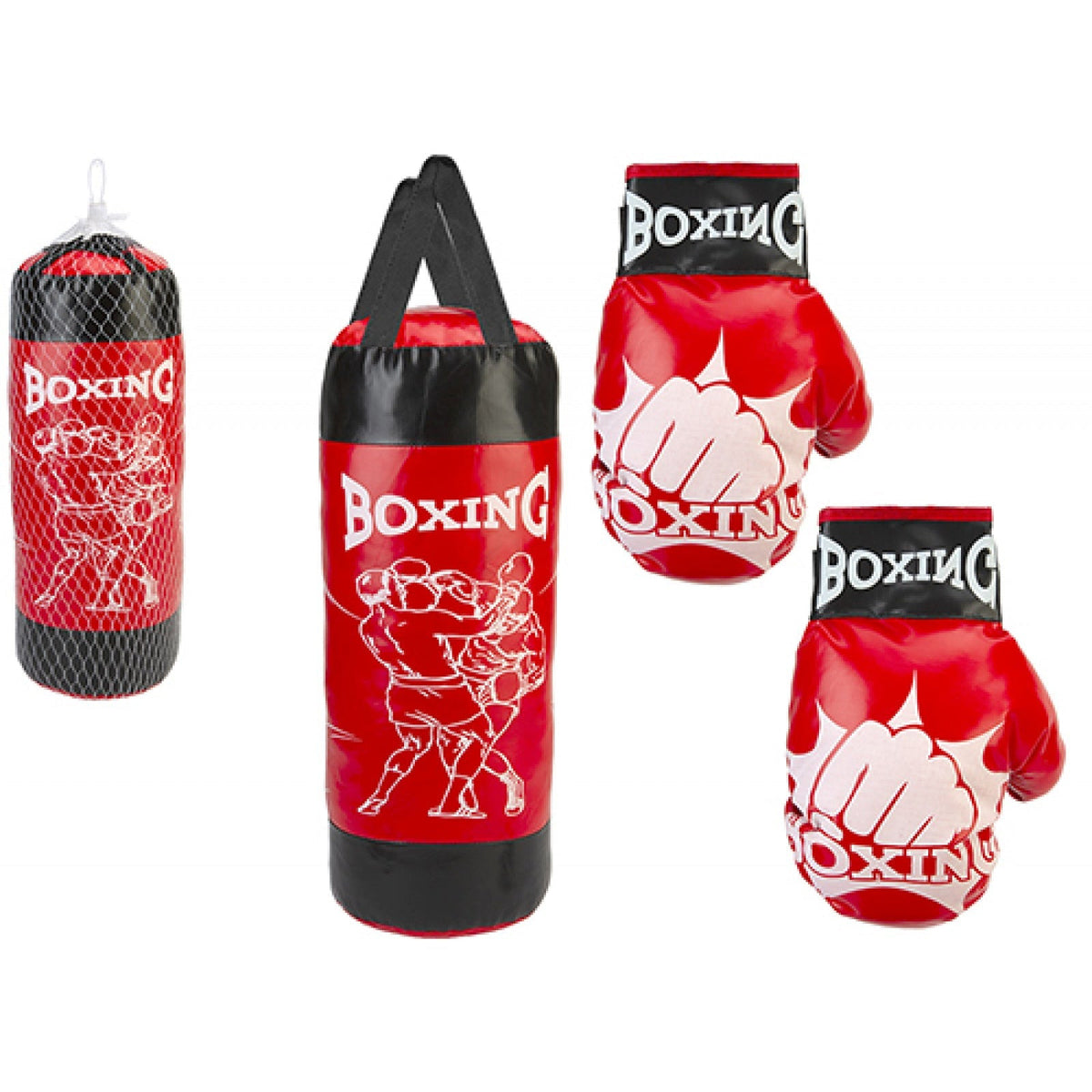 Kids Boxing Punch Bag and Gloves Set Large