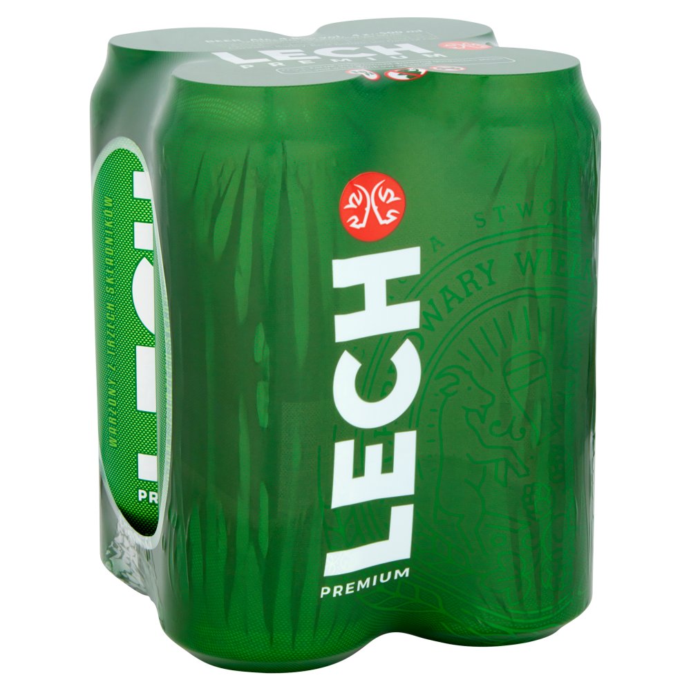 Lech Polish Lager Beer Cans 500ml