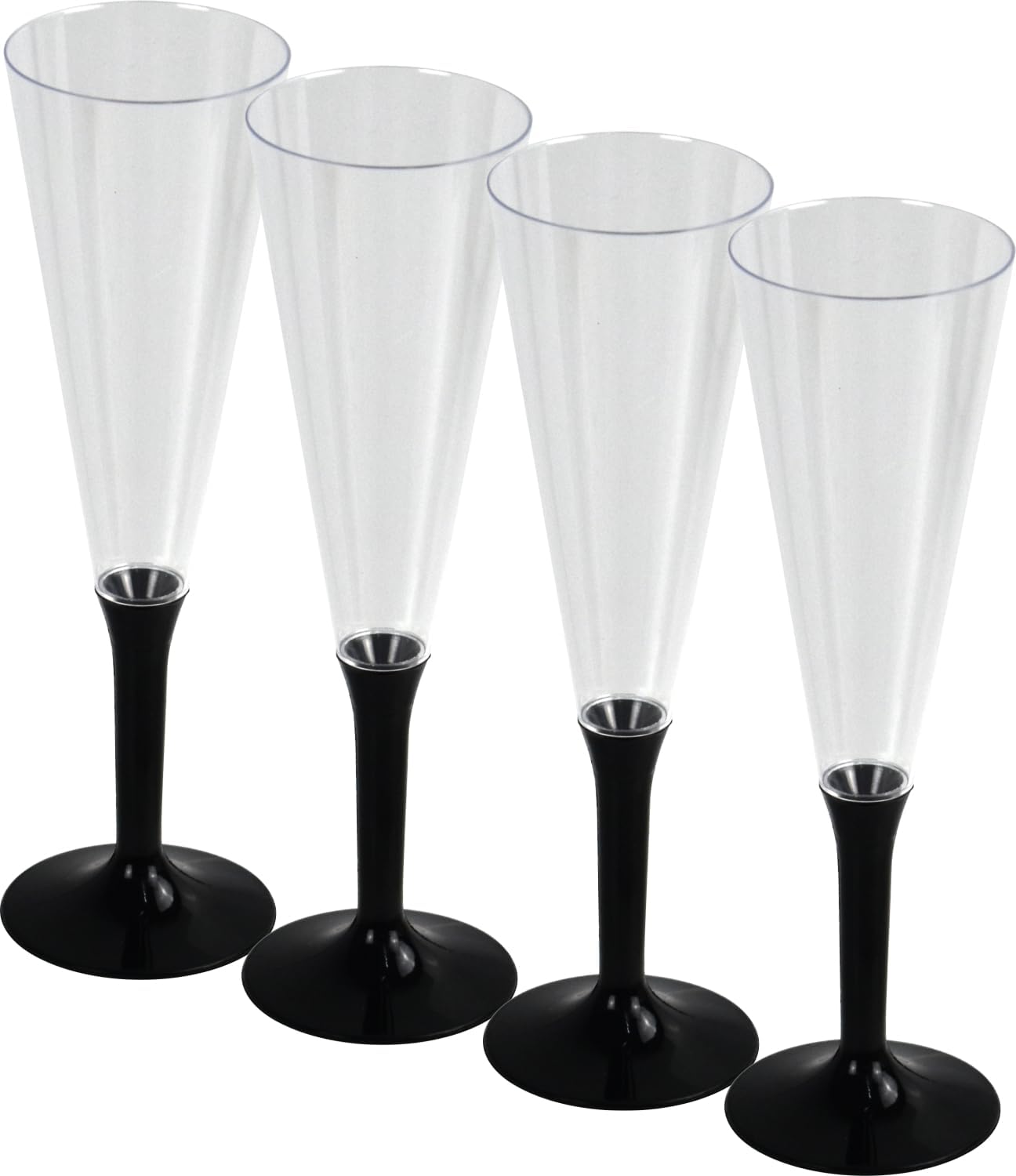 Cater Gold Reusable Champagne Glass 4pk 150ml