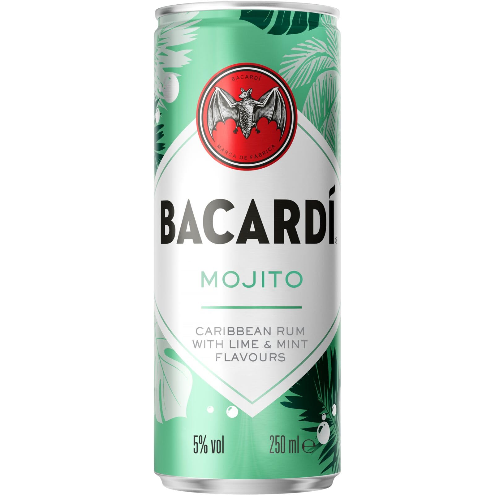 Bacardi Mojito Pre Mixed Can 250ml – Ready to Drink Cocktail