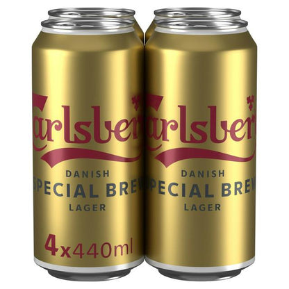 Carlsberg Special Brew Lager Beer Cans 440ml