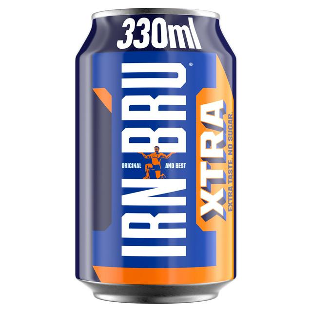 Irn-Bru Xtra No Sugar Soft Drink Cans 330ml