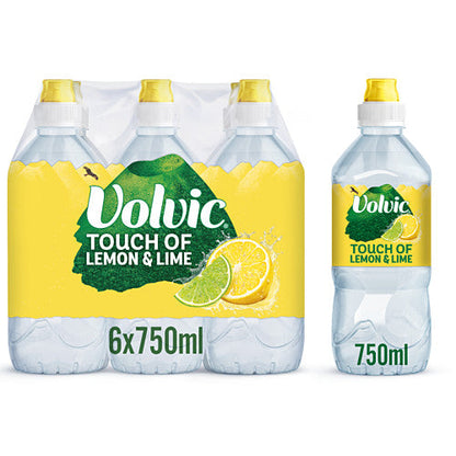 Volvic Touch Of Lemon & LIme Sportscap 750ml