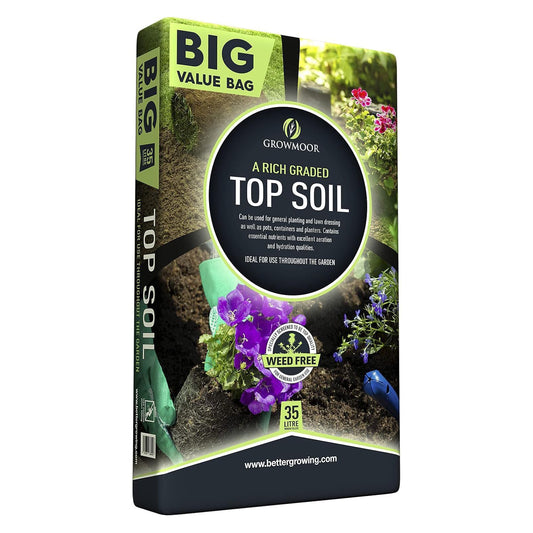 Growmoor Top Soil 35 Litres