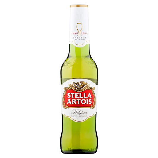 Stella Artois Premium Lager Beer Bottles 330ml