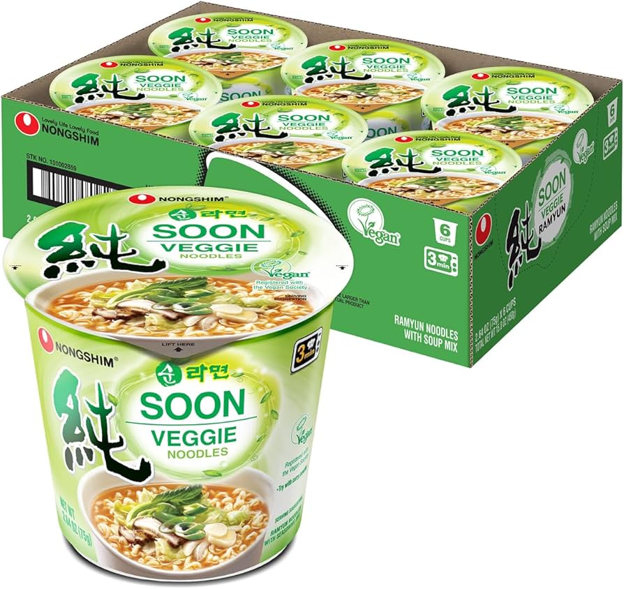 Nong Shim Soon Veggie Cup 67g