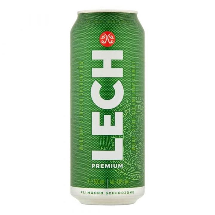 Lech Polish Lager Beer Cans 500ml