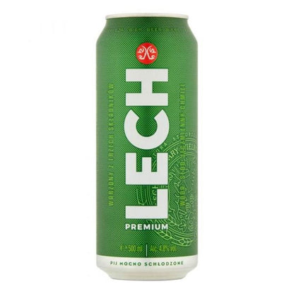 Lech Polish Lager Beer Cans 500ml