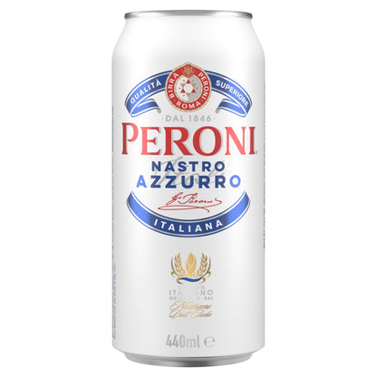 Peroni Nastro Azzurro Italian Beer 440ml Cans