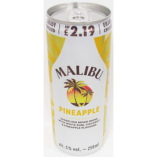 Malibu Strawberry Daiquiri Sparkling Premix 250ml