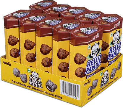 Meiji Hello Panda Double Chocolate 10 x 50g