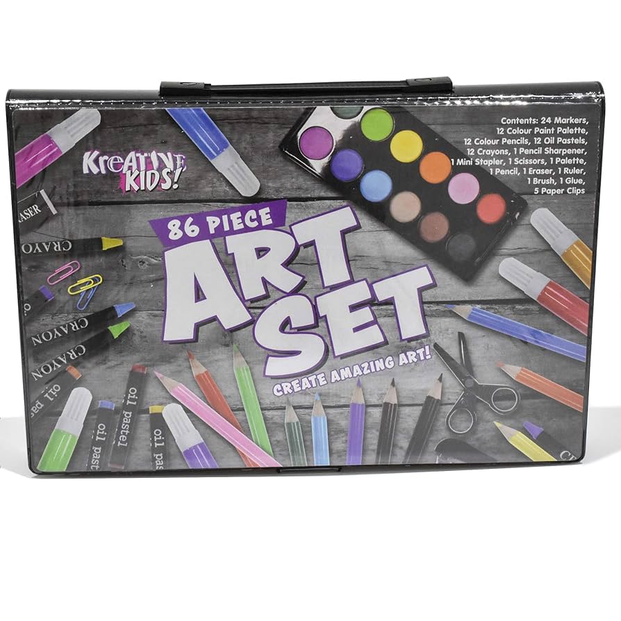24 Piece Art Set by Kreative Kidz
