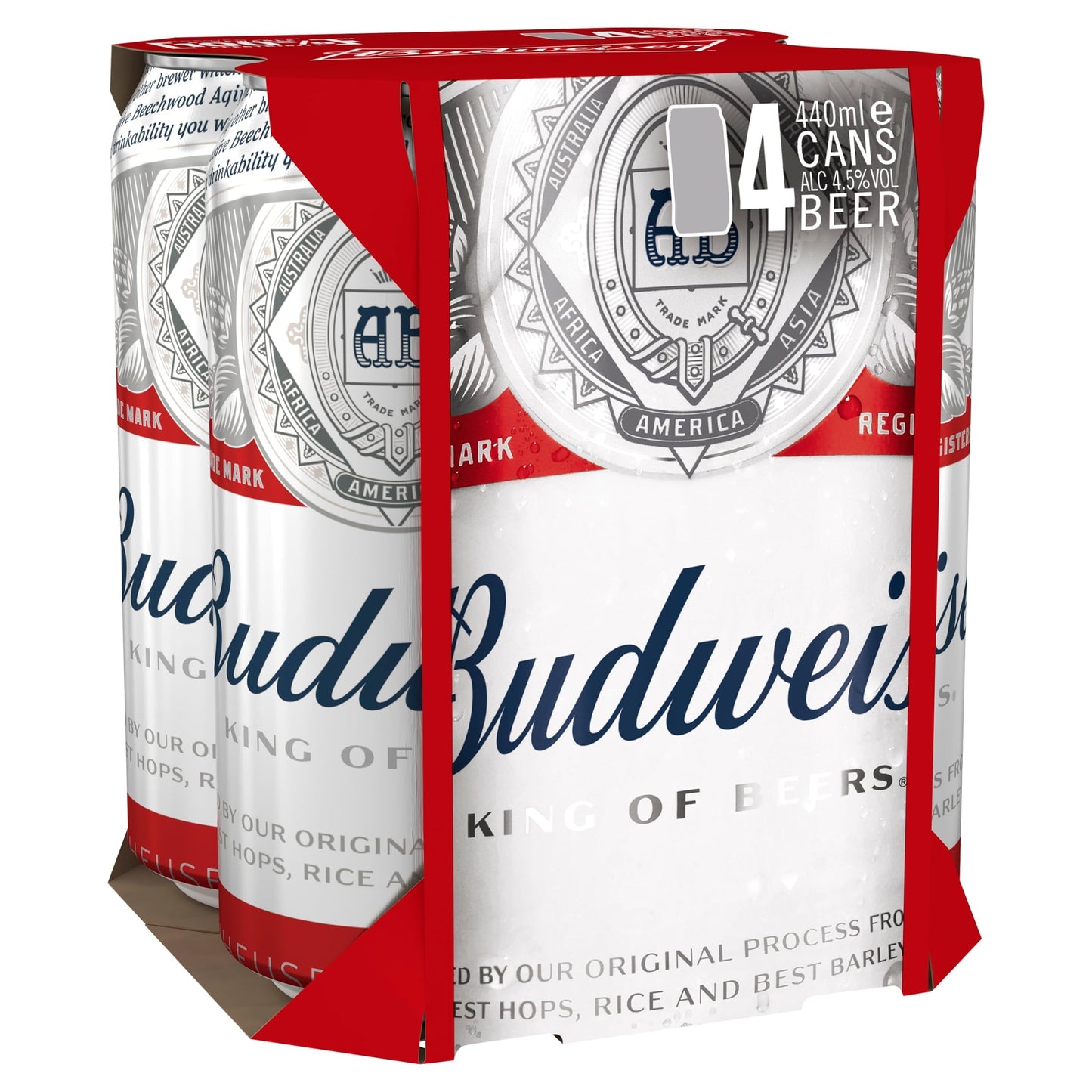 Budweiser Lager Beer Cans 440ml
