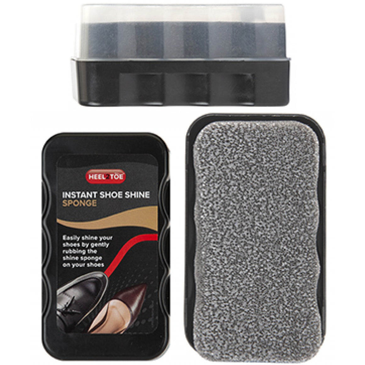 Heel2Toe Instant Shoe Shine Sponge
