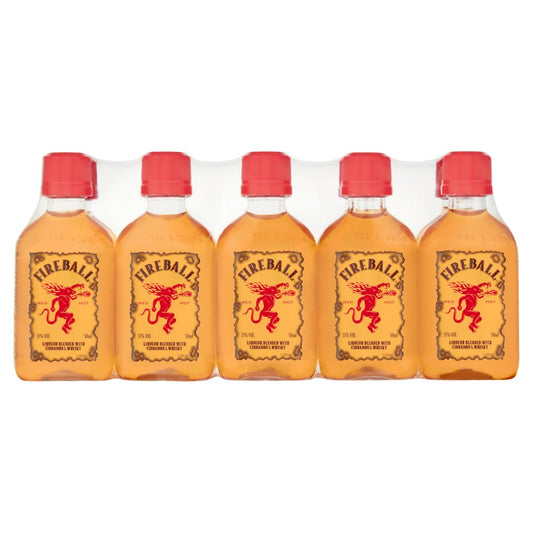 Fireball Cinnamon Whisky Liqueur 5cl Miniature