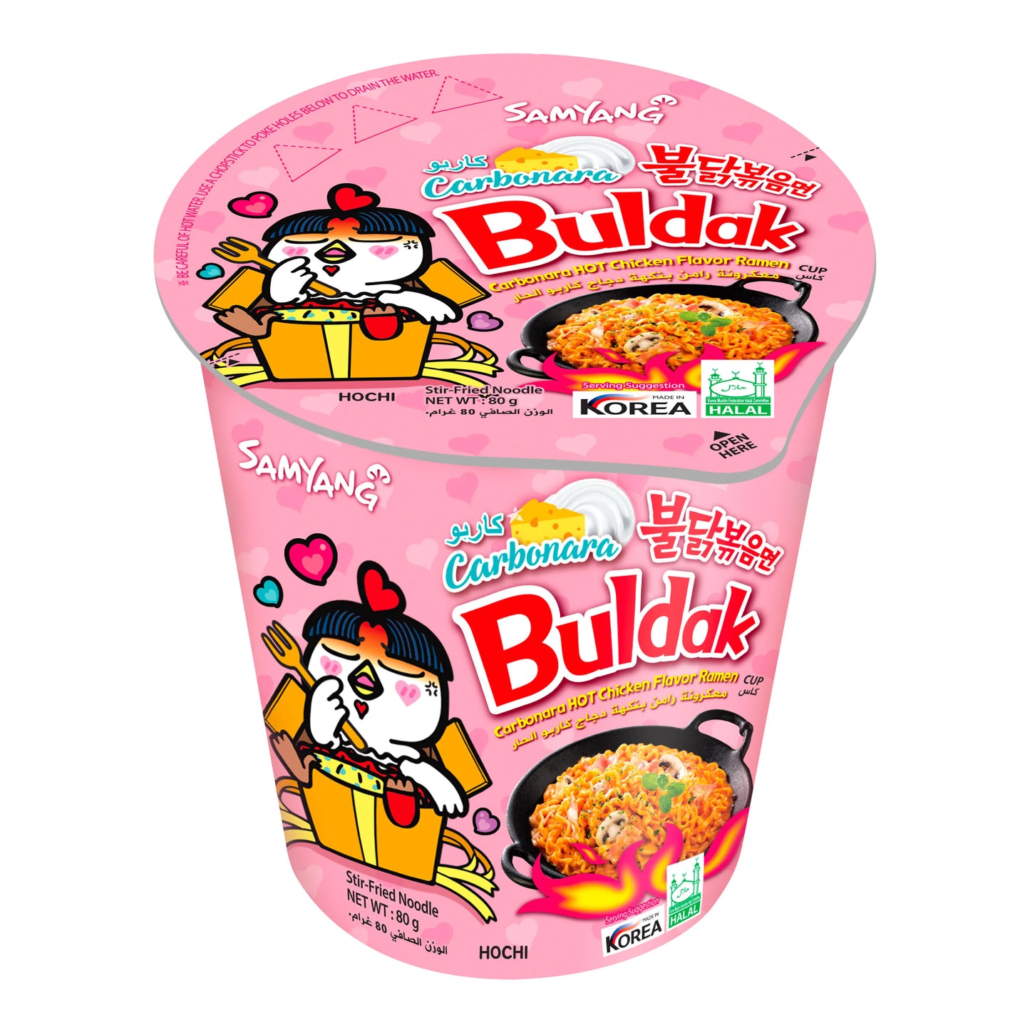 Buldak Carbonara Cup Noodles 80g