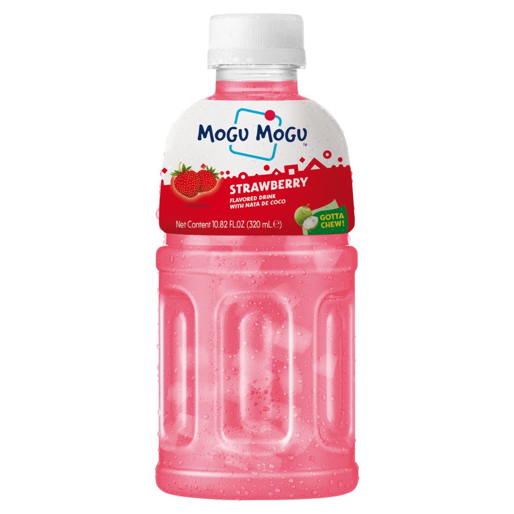Mogu Mogu Nata De Coco Drink Strawberry 320ml