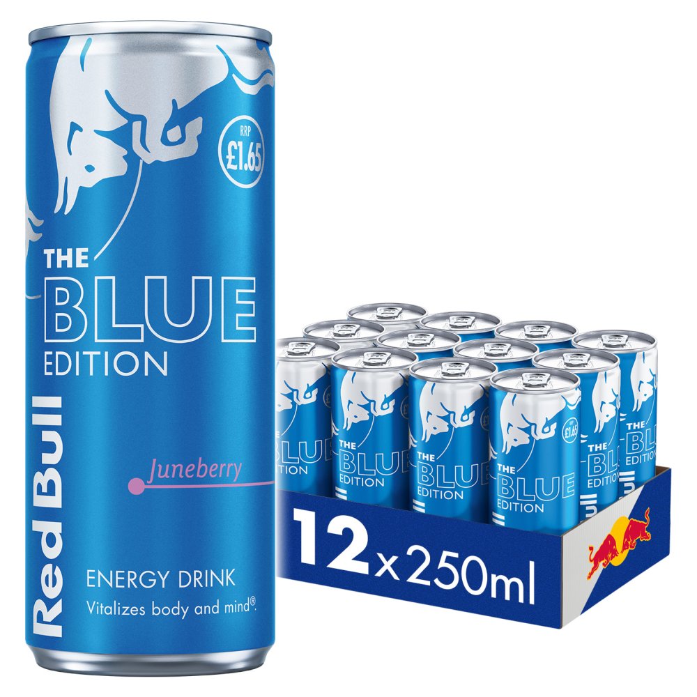 Red Bull Energy Drink Sugar Free Blue Edition Juneberry 250ml