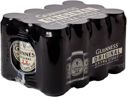 Guinness Original Extra Stout Beer 440ml Can