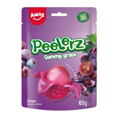 Amos Peelerz Gummy Grape 65g