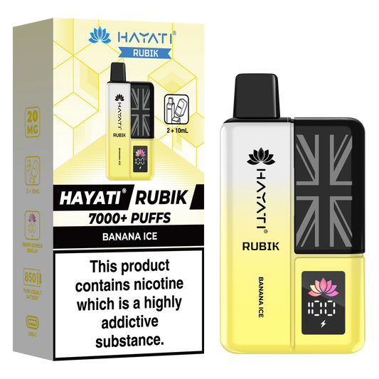 Hayati Rubik 7000+ Puff Prefilled Vape Kit