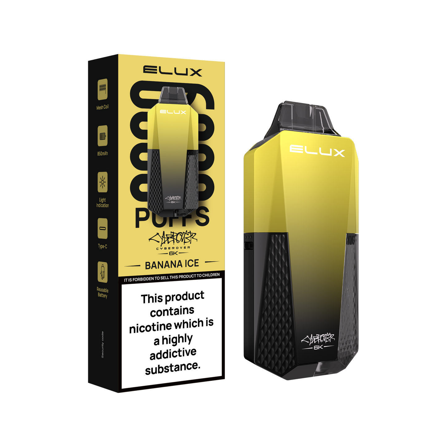 Elux Cyberover 6K Prefilled Vape