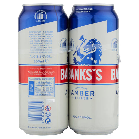 Banks’s Amber 6×4×500ml