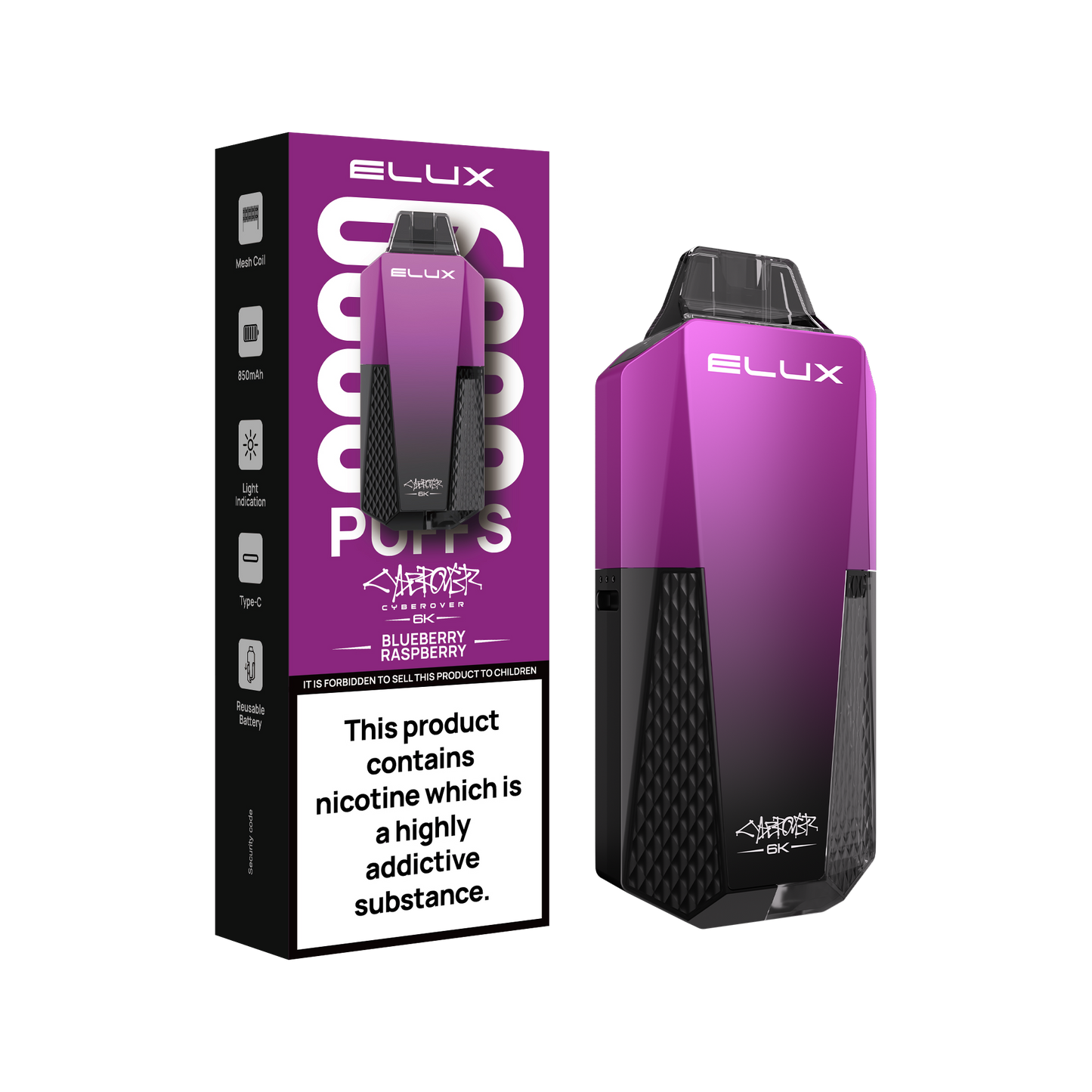 Elux Cyberover 6K Prefilled Vape