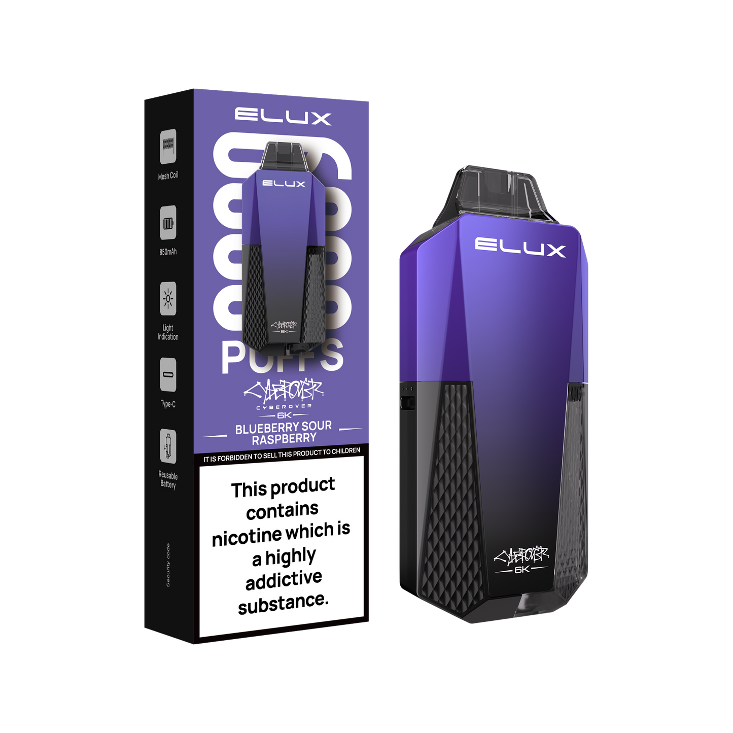 Elux Cyberover 6K Prefilled Vape