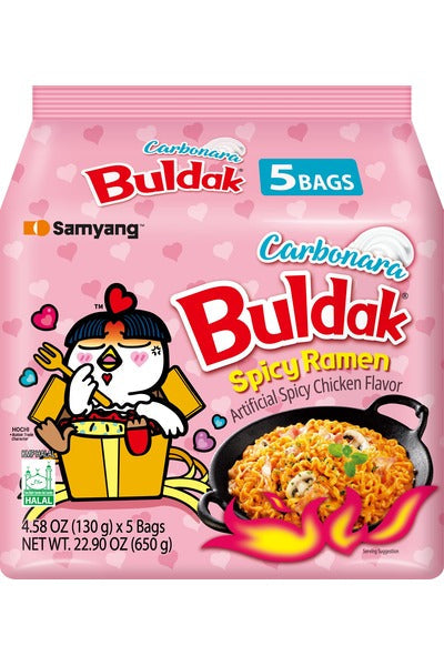 Buldak Carbonara Spicy Chicken Noodle