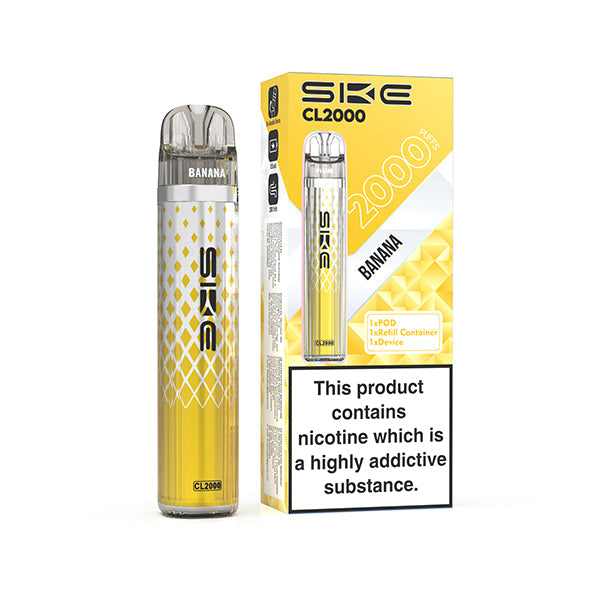 SKE CL2000 Prefilled Pod Vape Kit - Watermelon Strawberry