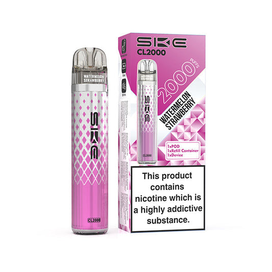 SKE CL2000 Prefilled Pod Vape Kit - Banana