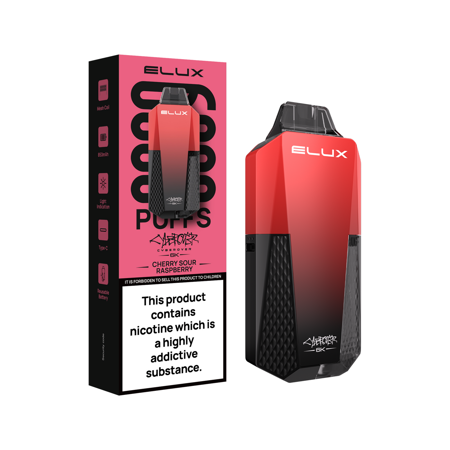 Elux Cyberover 6K Prefilled Vape