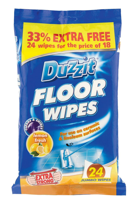 Duzzit Floor Wipes 24pk