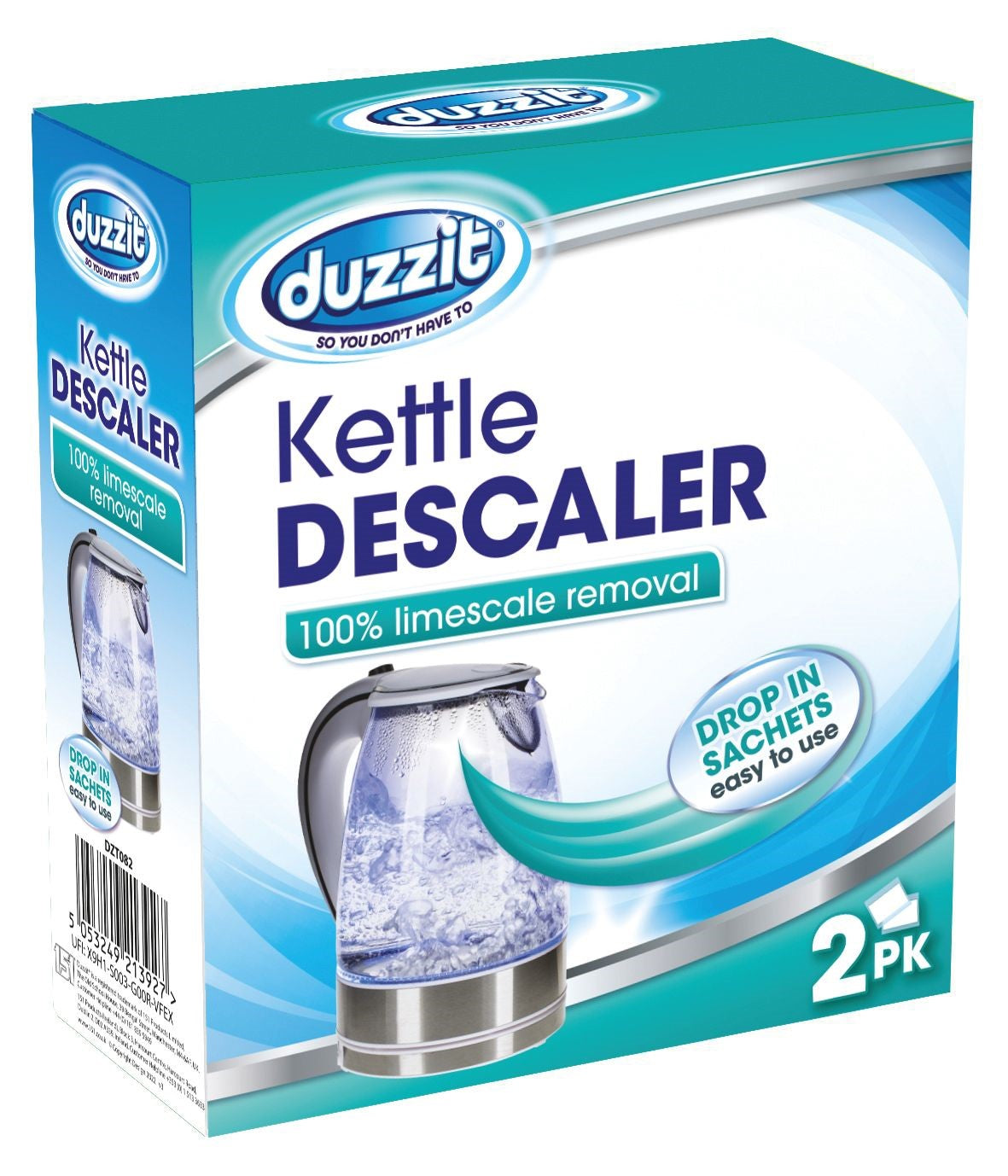 Duzzit Drop-in-Bag Kettle Descaler 2x40g