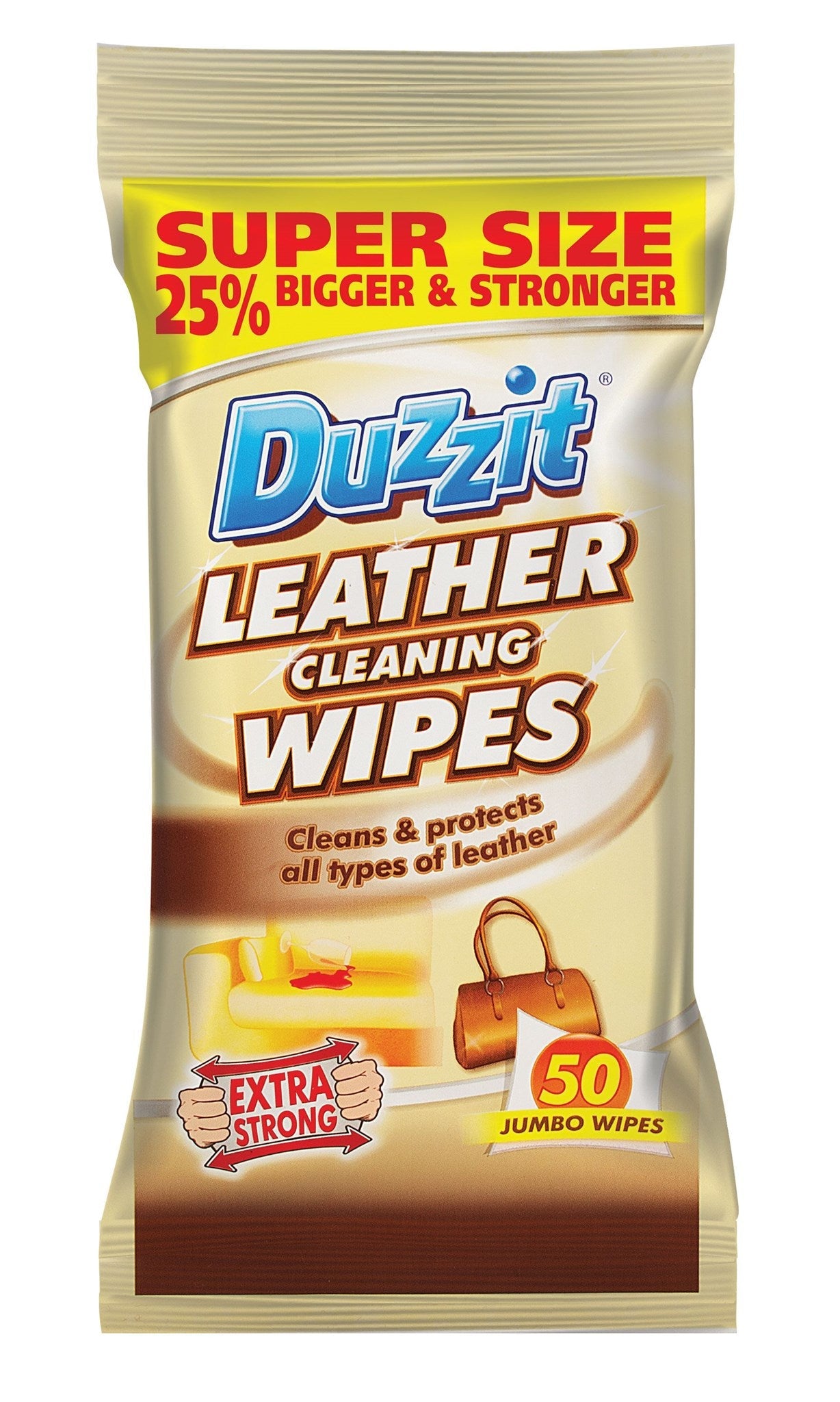 Duzzit Leather Cleaning Wipes 50pk