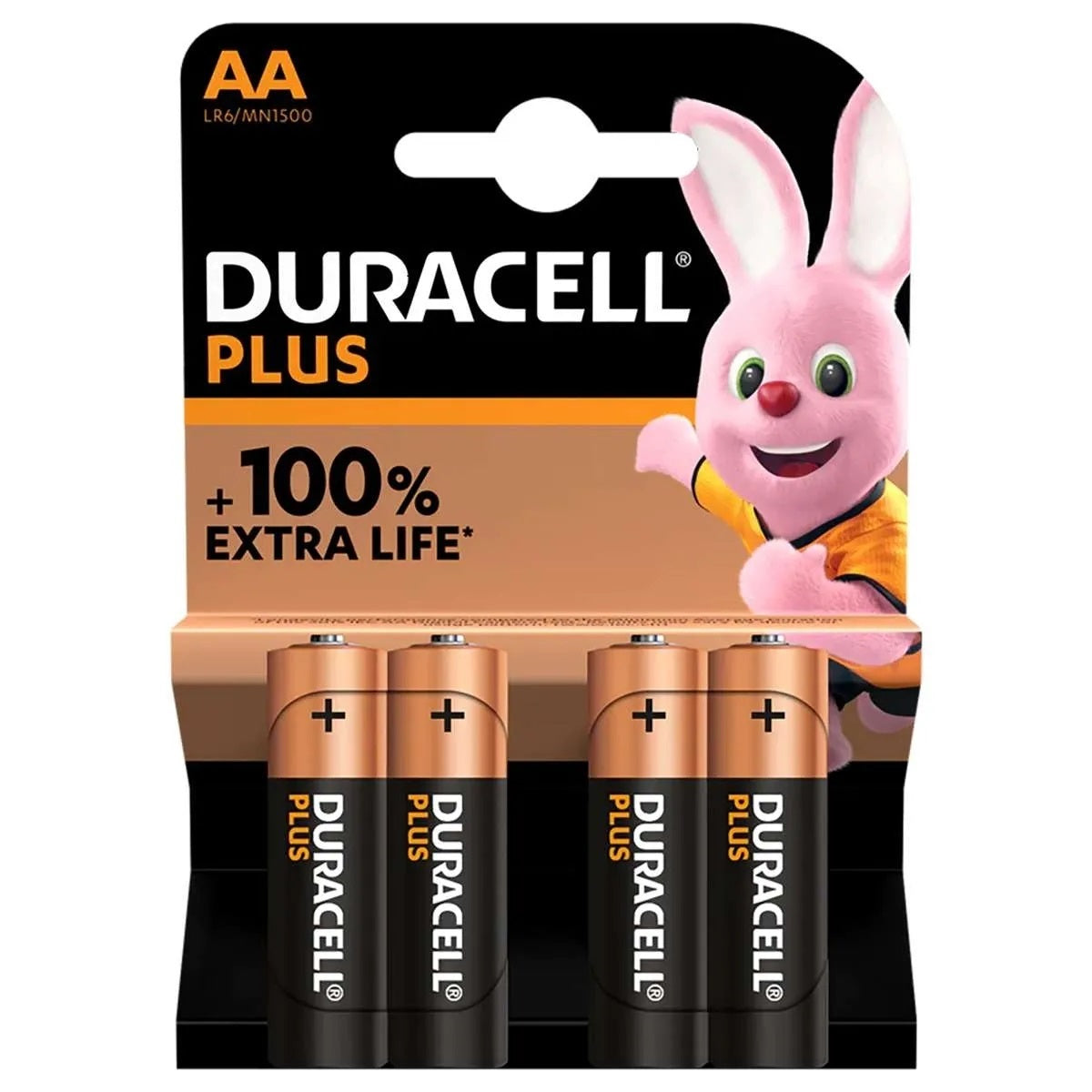 Duracell Plus AA 20 x 4 Pack