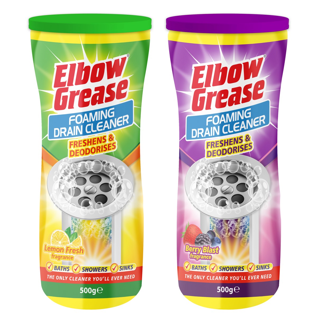 Elbow Grease Foaming Drain Cleaner 500g