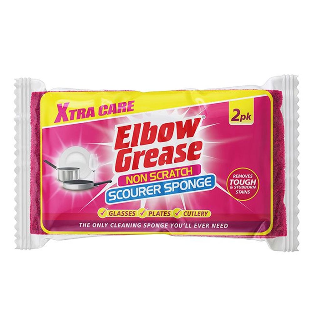 Elbow Grease Non Scratch Sponge Scourer 2pk