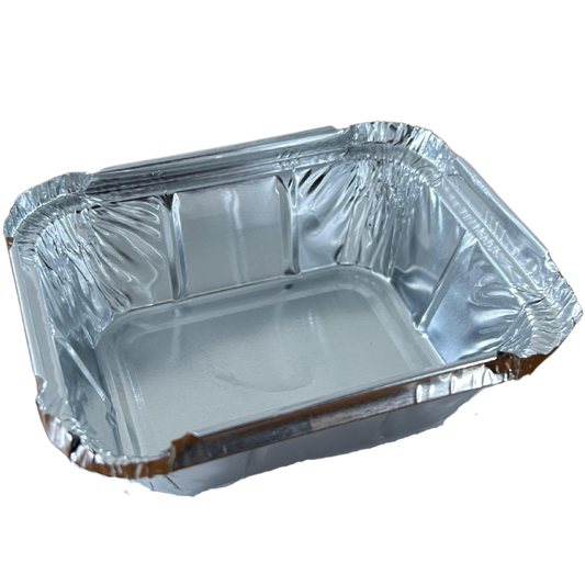 No2 Foil Containers & Lids 8 Pack