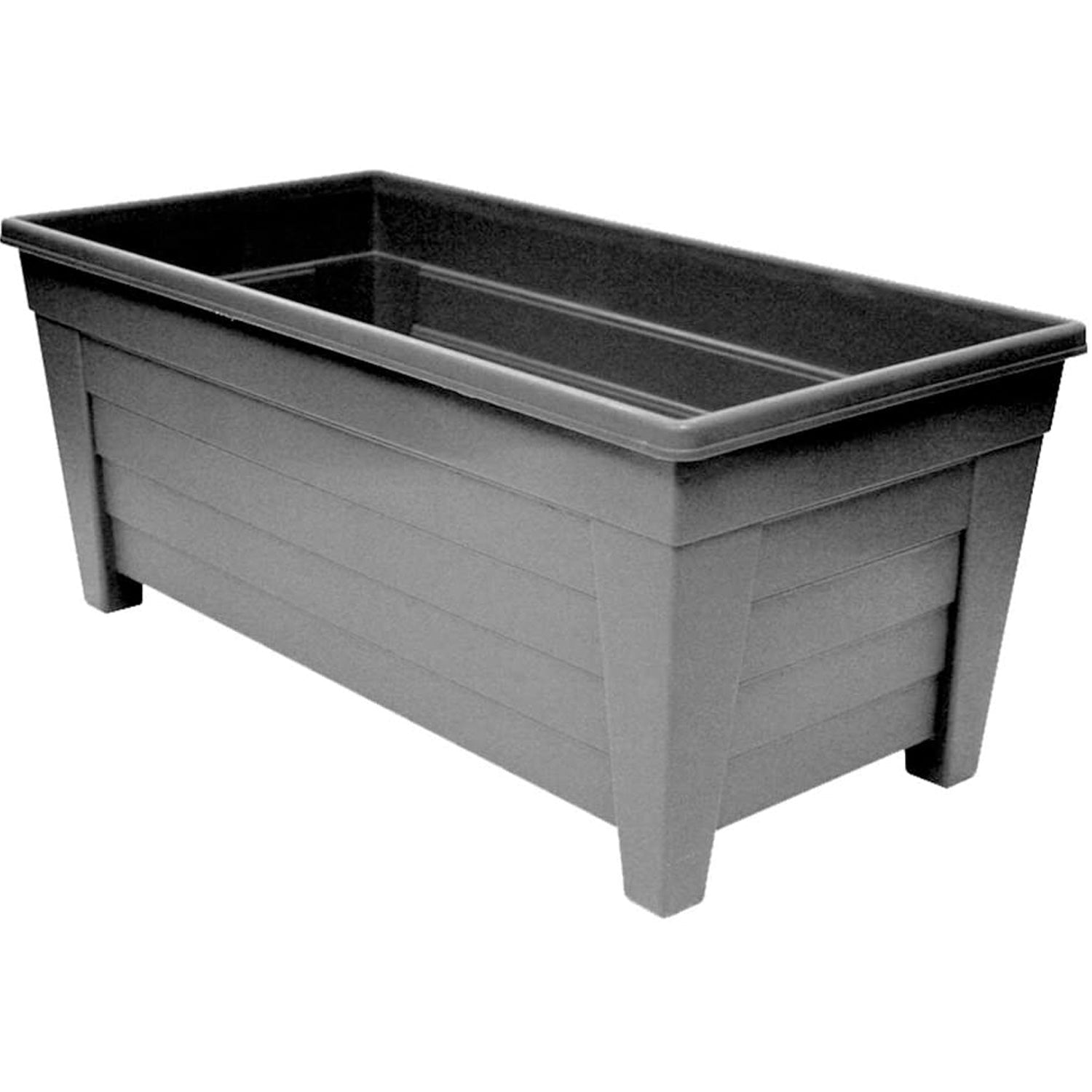 Grosvenor Ebony Trough Planter 55cm