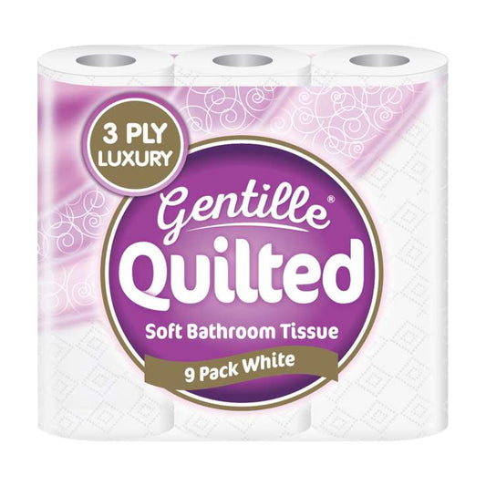 Nova Gentille Quilted 3 Ply Toilet Roll 9 Rolls