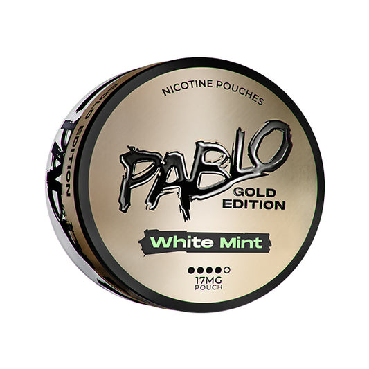 PABLO Gold Edition White Mint Nicotine Pouches