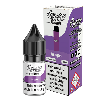 Ramsey Bar Fusion Nic Salt (12 PACK)