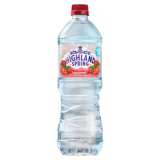 Highland Spring Sugar Free Strawberry Water 750ml