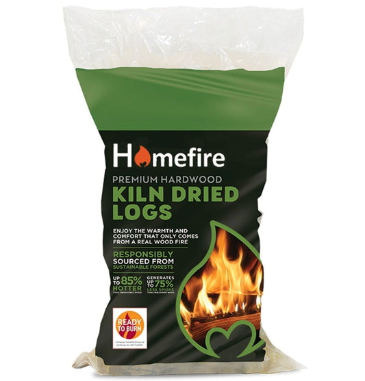 Homefire Kiln Dried Hardwood Logs - Grab Bag 40X25X17CM
